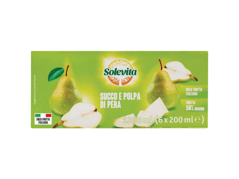 Succo e polpa di pera