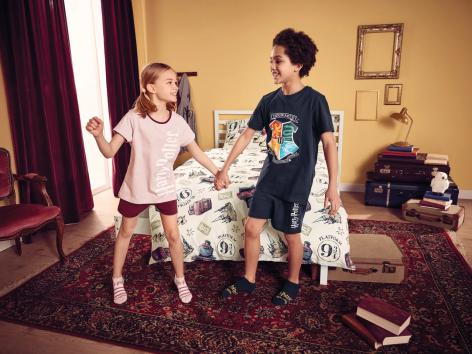 Pigiama corto da bambina "Harry Potter"