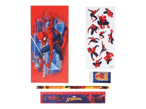 Set cancelleria o tappetino da scrivania "Minecraft, Harry Potter, Spider-Man, Barbie"