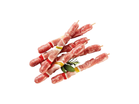 Mini spiedini di suino