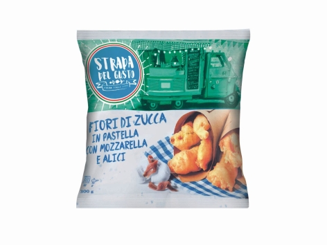 Fiori di zucca pastellati