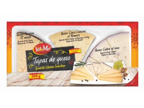 Selezione di formaggi spagnoli stagionati