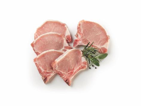 Braciole di lombo di suino