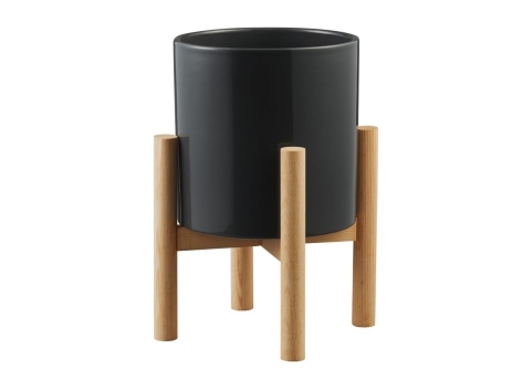 Portavaso in ceramica con supporto