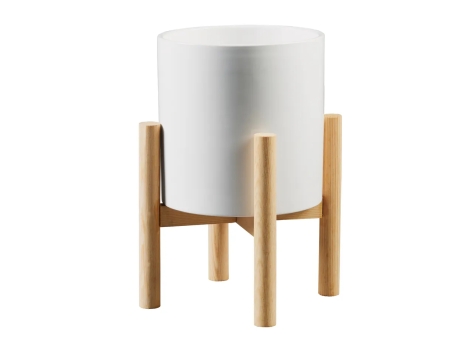 Portavaso in ceramica con supporto