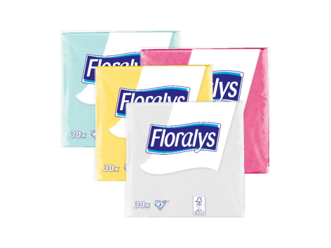 Tovaglioli colorati 3 veli