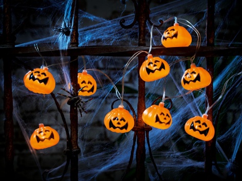 Catena luminosa di Halloween
