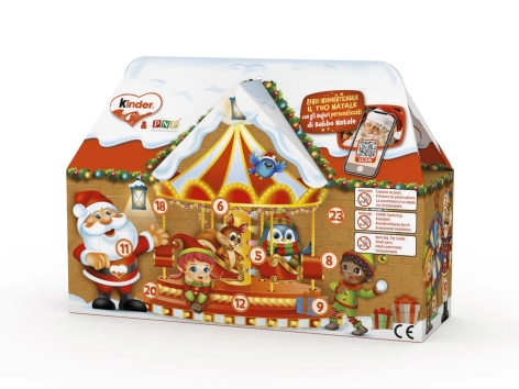 Calendario dell'Avvento Casa 3D