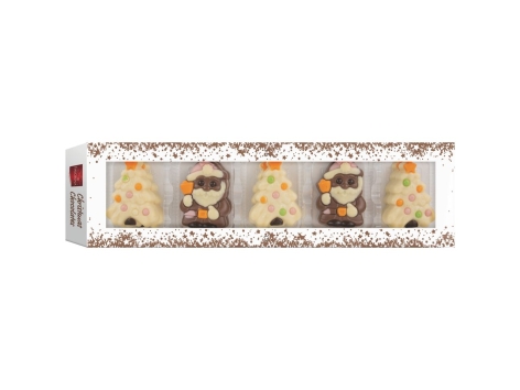 Figure natalizie di cioccolato