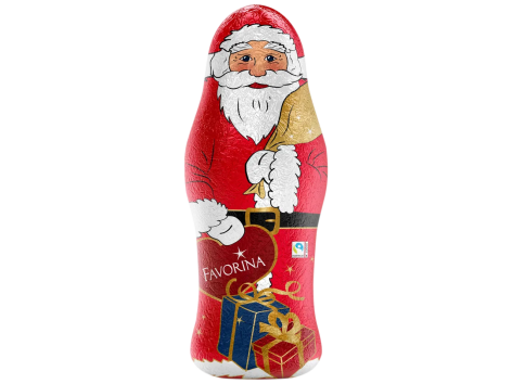 Babbo Natale di cioccolato al latte