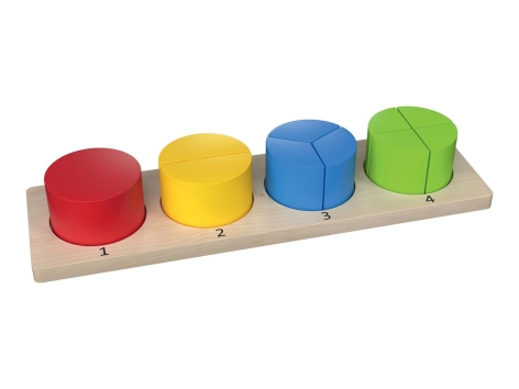 Gioco educativo geometrico in legno Montessori
