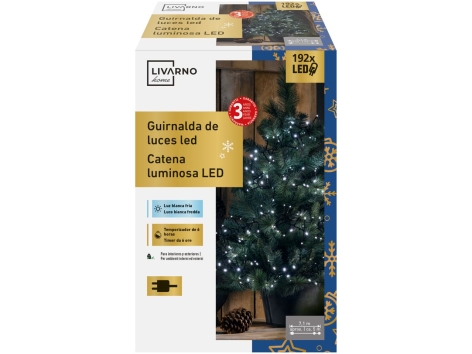 Catena luminosa 192 LED