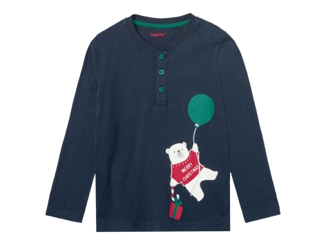 Maglia fluorescente a maniche lunghe da bambino