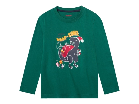 Maglia fluorescente a maniche lunghe da bambino