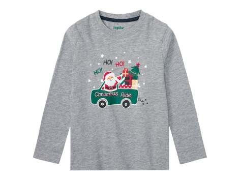 Maglia fluorescente a maniche lunghe da bambino