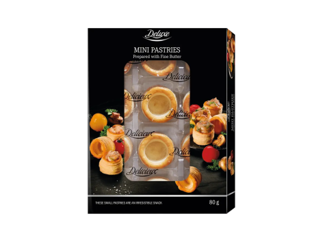 Mini vol-au-vent di pasta sfoglia