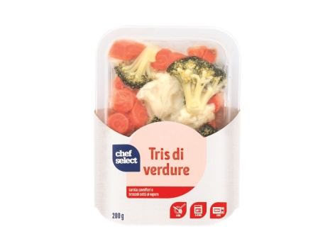 Tris di verdure