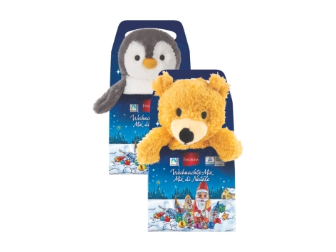 Animaletti di peluche con cioccolatini
