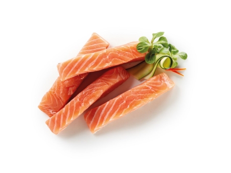Filetti di salmone norvegese con pelle