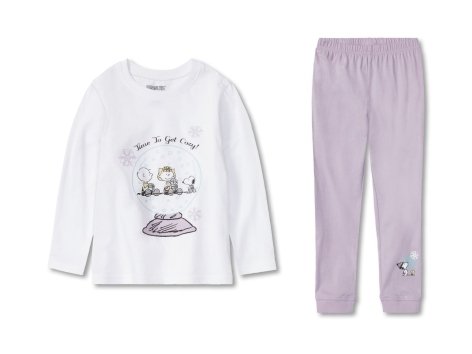 Pigiama da bambina "Snoopy, Peppa Pig, Paw Patrol"