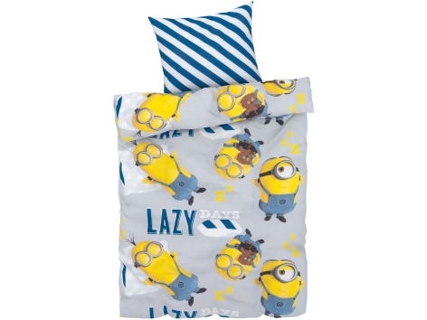 Parure copririumino singolo "Hello Kitty, LOL, Minions, Paw Patrol, Peppa Pig"
