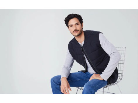 Gilet imbottito da uomo