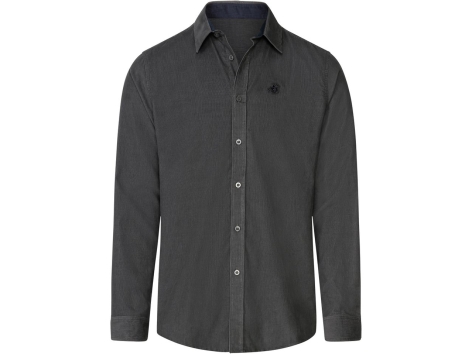 Camicia in velluto fine da uomo