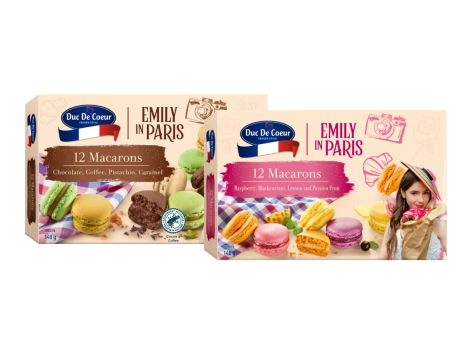 12 macarons
