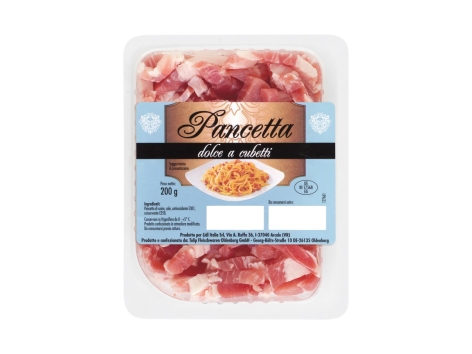 Pancetta dolce a cubetti