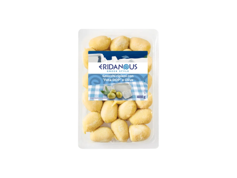 Gnocchi ripieni di feta e olive