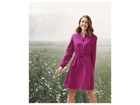 Vestito in canapa da donna
