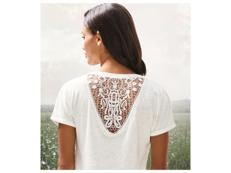 T-Shirt in canapa da donna