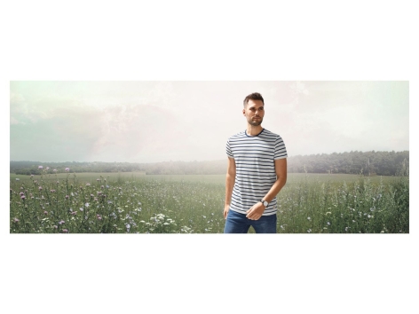 T-Shirt in canapa da uomo