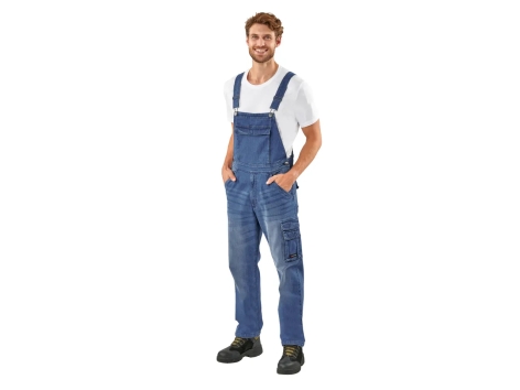 Salopette in denim da lavoro per uomo