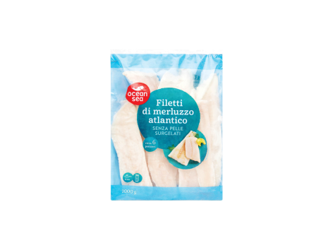 Filetti di merluzzo atlantico