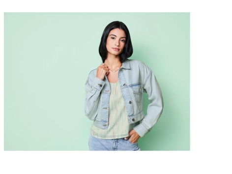 Giubbino in jeans da donna