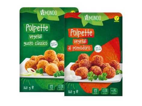 Polpette vegetali gusto classico o al pomodoro