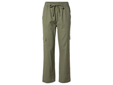 Pantaloni in lino da donna