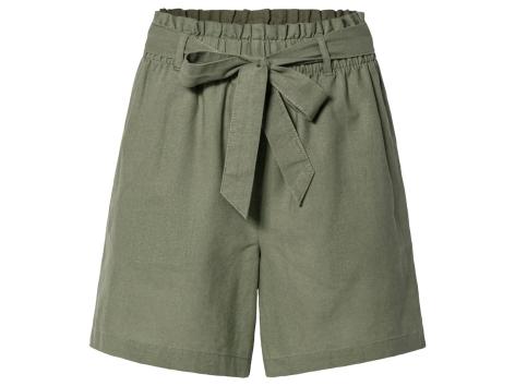 Shorts in lino da donna