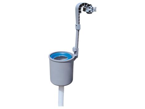 Piscina con struttura in metallo