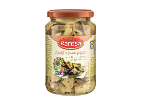 Carciofi a spicchi grigliati