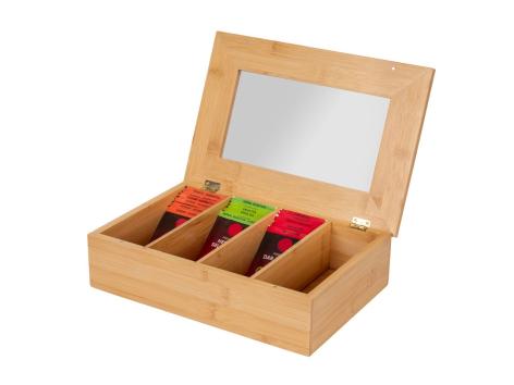 Organizer in bambù per tè e caffè
