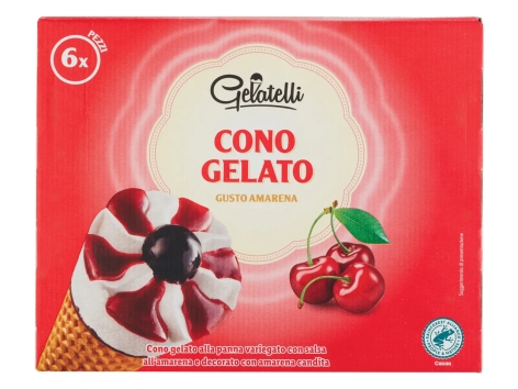 Cono gelato amarena