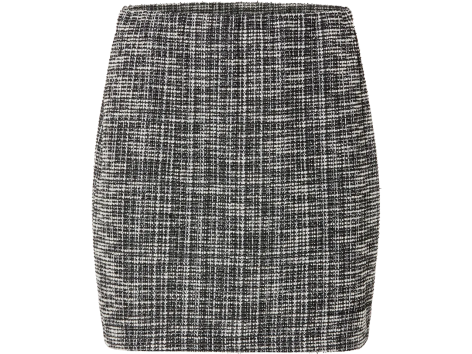 Minigonna in tweed da donna