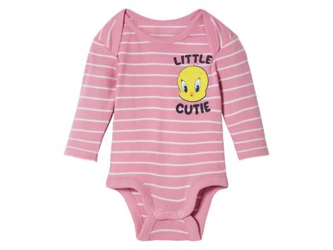 Body a manica lunga da neonata "Looney Tunes"