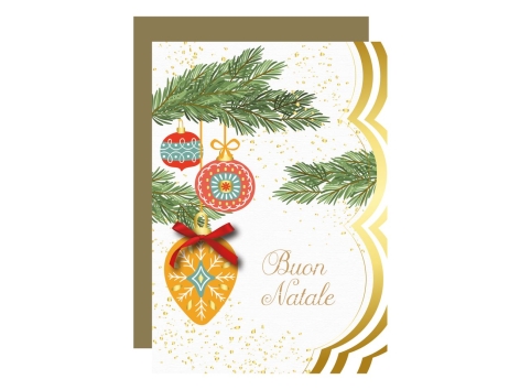 Biglietto di auguri natalizi con effetto sonoro