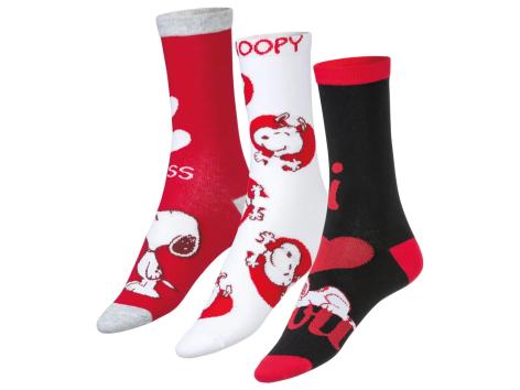 Calze da donna “Disney, Snoopy, Emily in Paris”, 3 paia