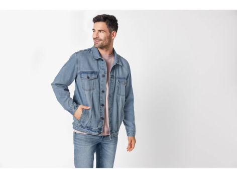 Giubbino in jeans da uomo