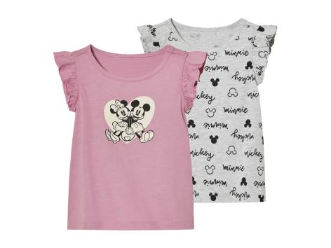T-shirt da bambina, 2 pezzi “Disney”