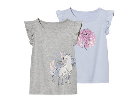 T-shirt da bambina, 2 pezzi “Disney”